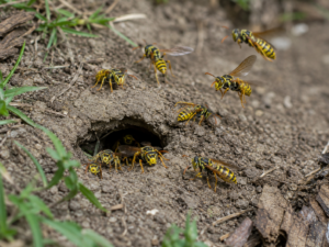 yellowjackets ground nest